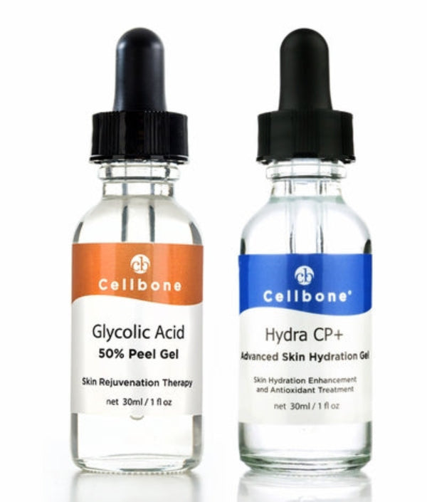 A bottle of Glycolic 50% Peel Hydra CP 40%