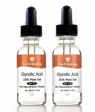 Two bottle of Glycolic Acid 20% Peel