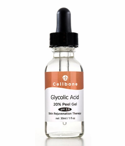 A bottle of Glycolic Acid 20% Peel - Skin Rejuvenate Therapy
