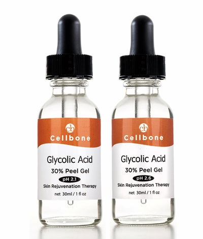 Two bottles of Glycolic Acid 30%